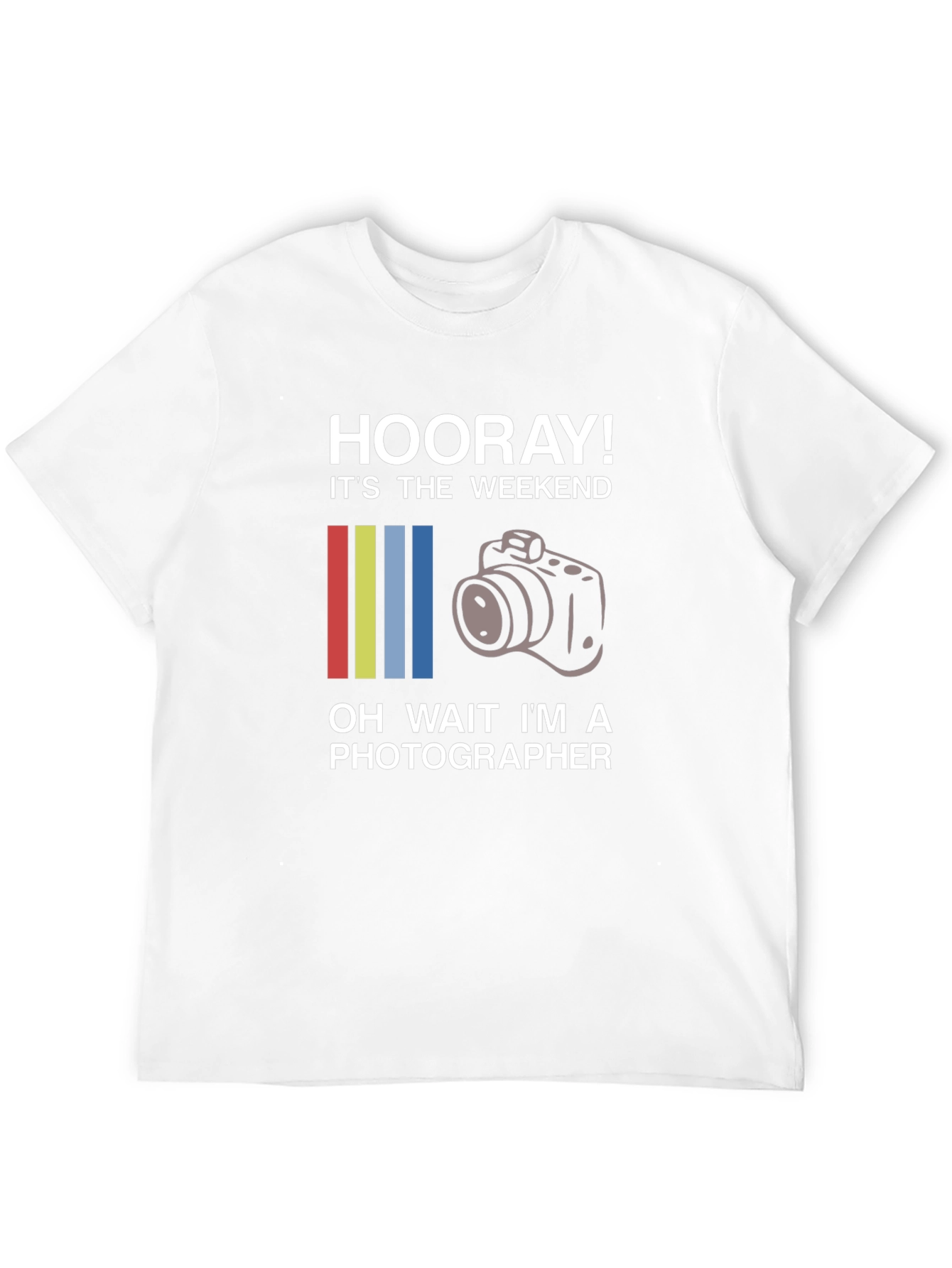 Photographer Weekend T-Shirt - Black Cotton Tee