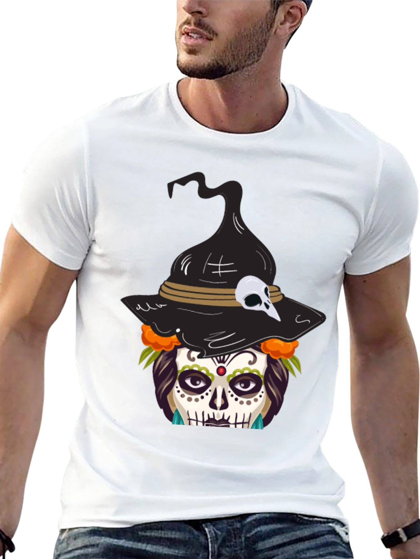 Day of the Dead Witch T-Shirt