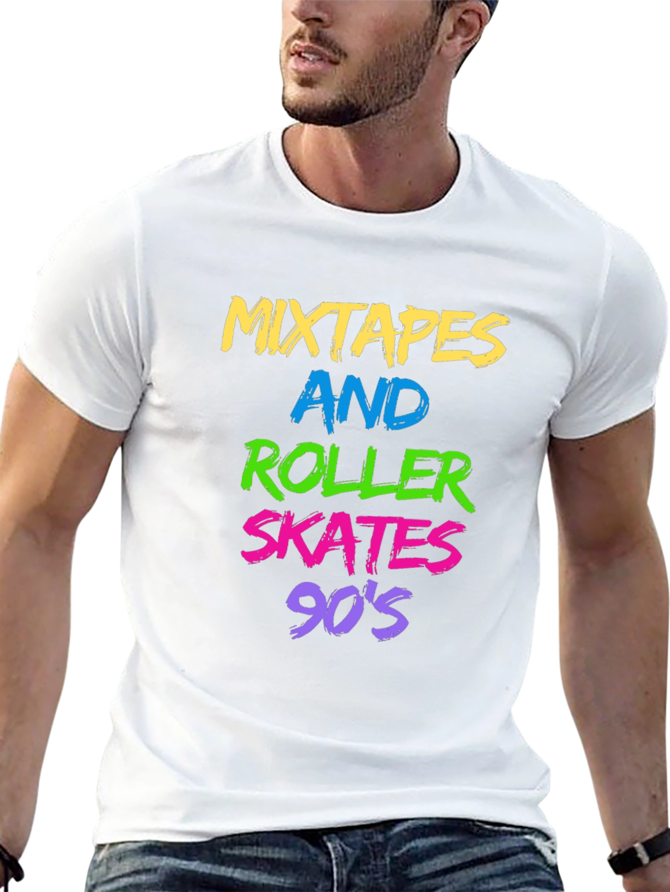 Mixtapes & Roller Skates 90s Graphic Tee