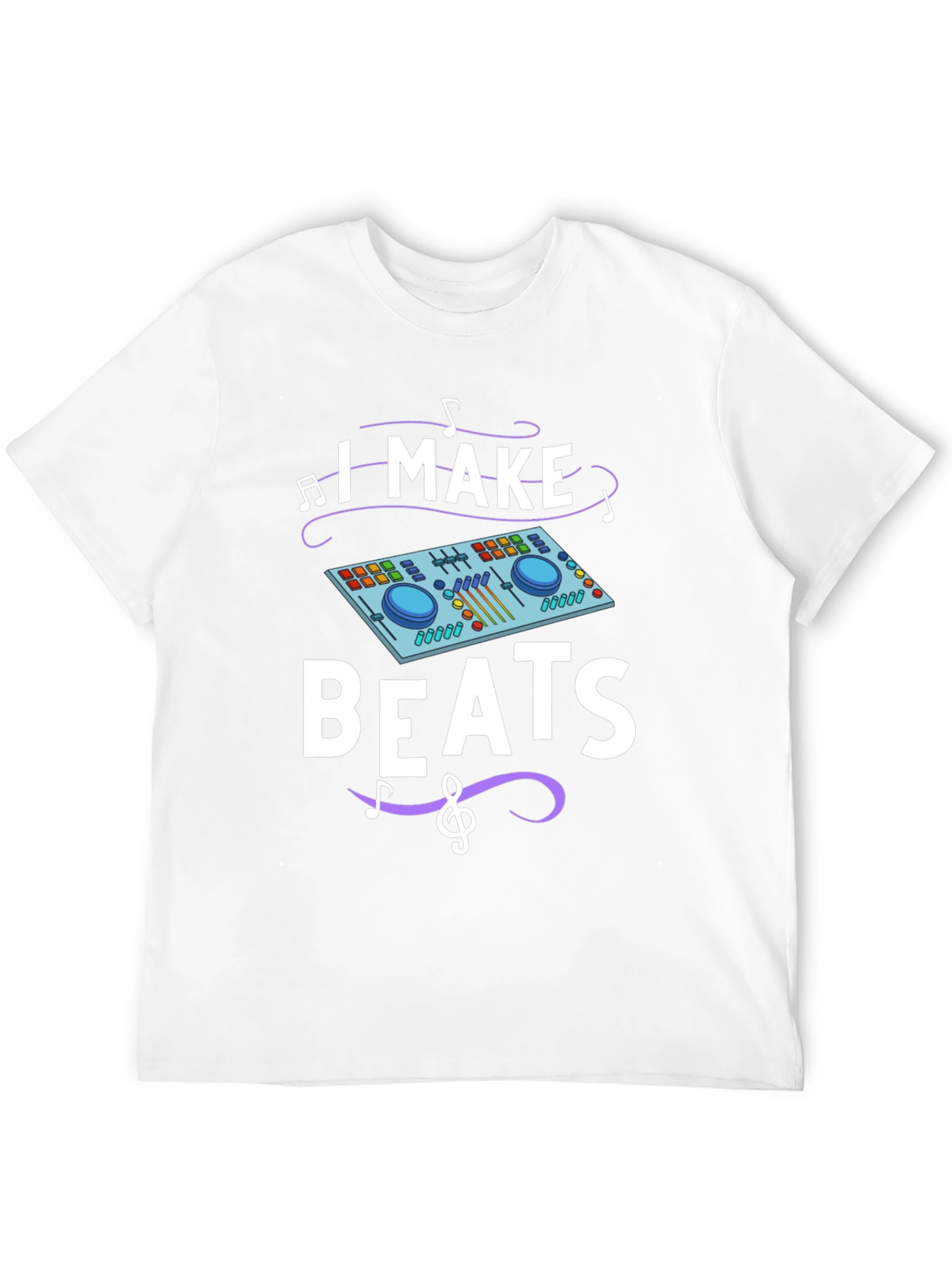 I Make Beats Graphic T-Shirt DJ Music Producer Tee