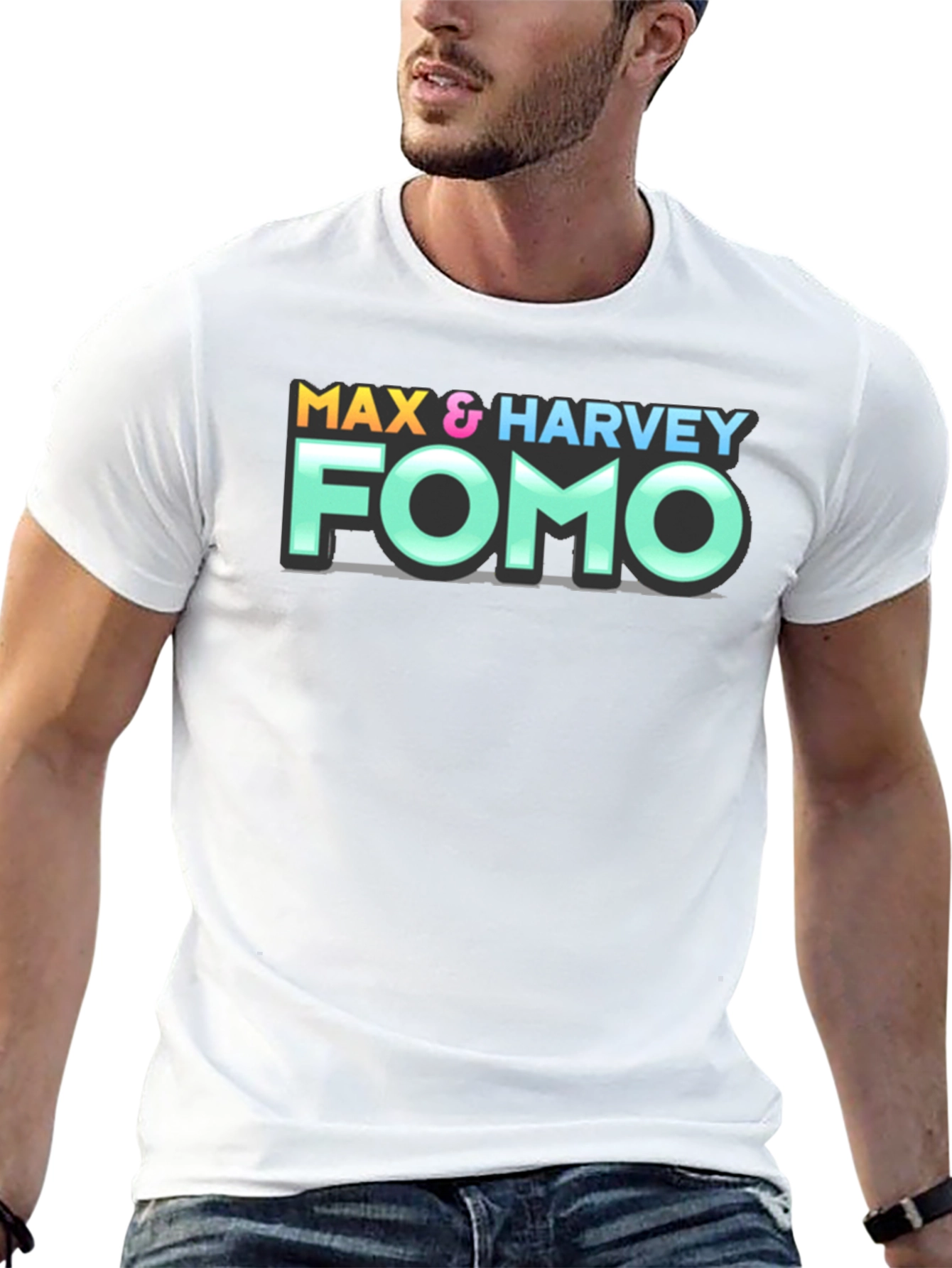 Max & Harvey FOMO Black T-Shirt