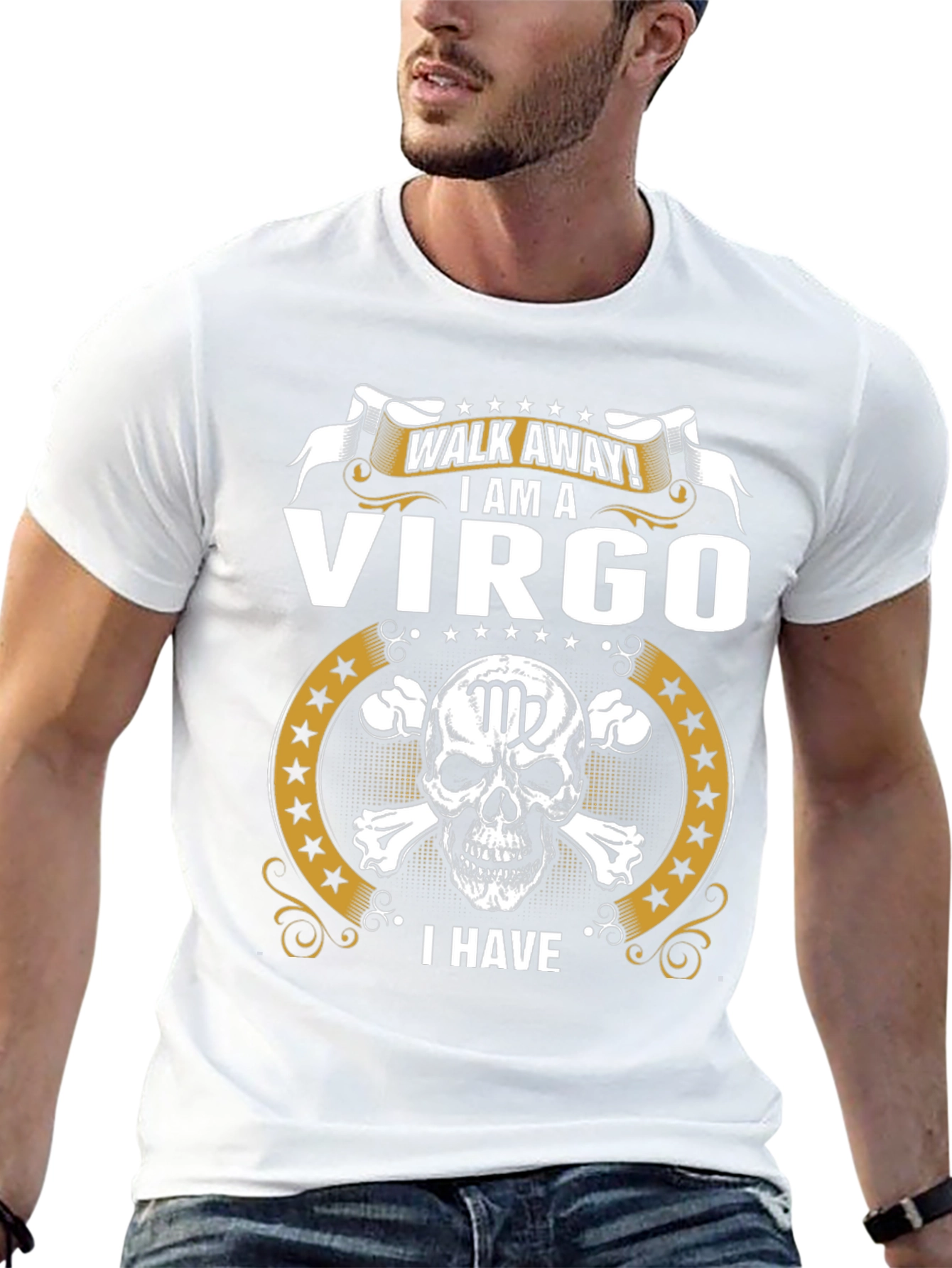 Virgo Skull T-Shirt - Zodiac Pride!