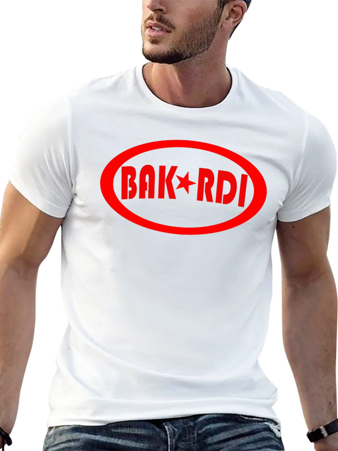 BAK*RDI Graphic Print Crew Neck T-Shirt