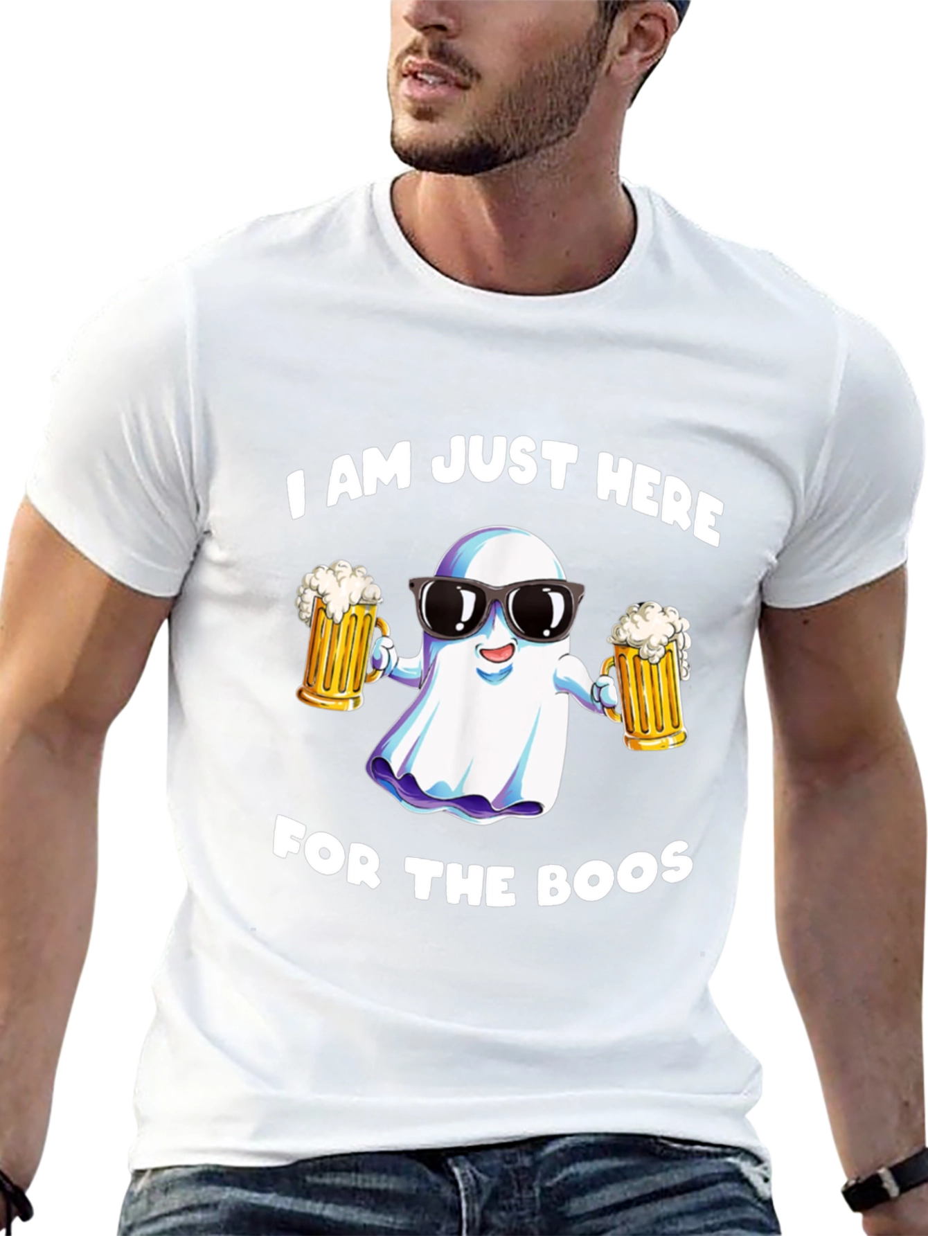 Boos Crew Black Graphic Tee