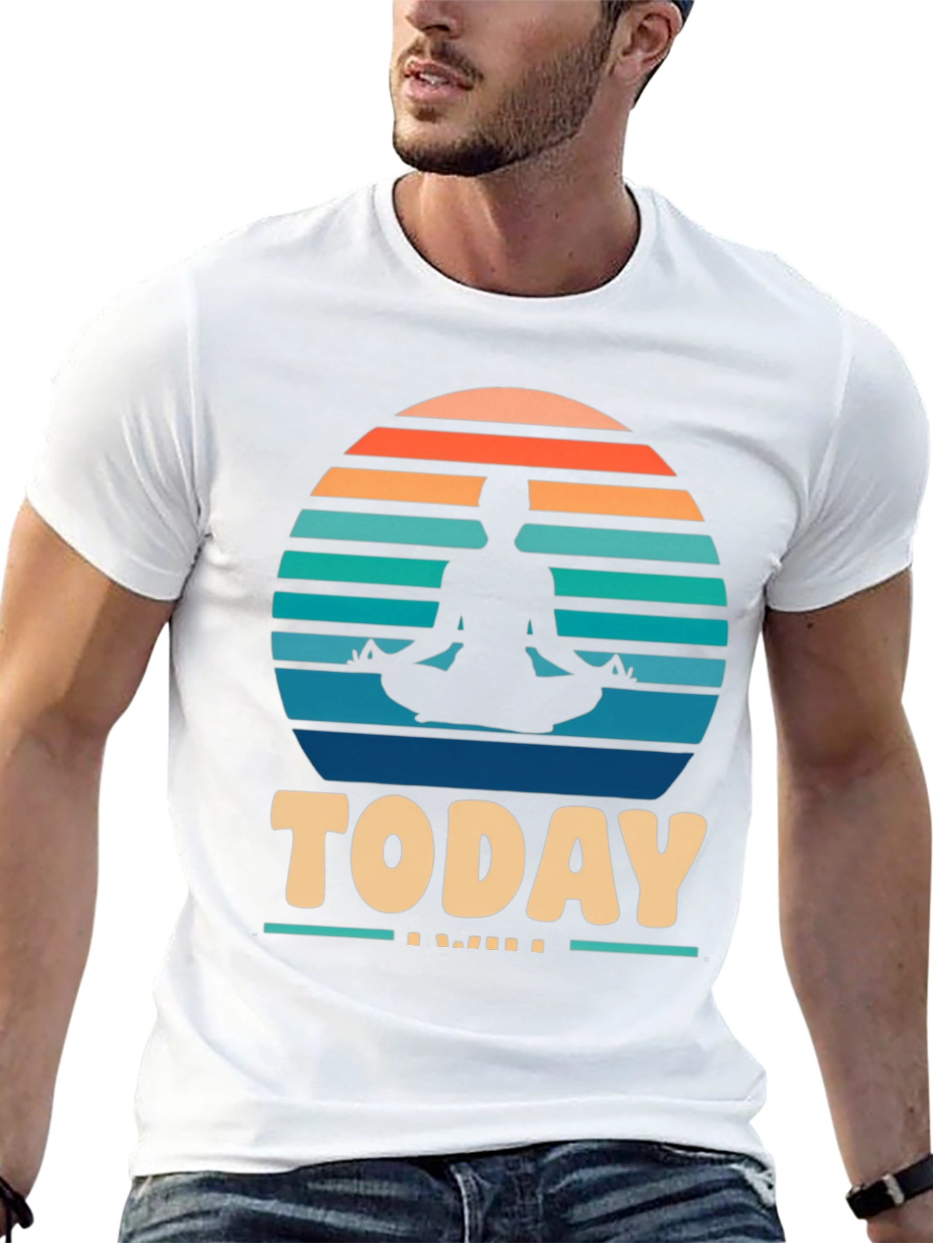 Yoga Meditation Graphic T-Shirt - Today