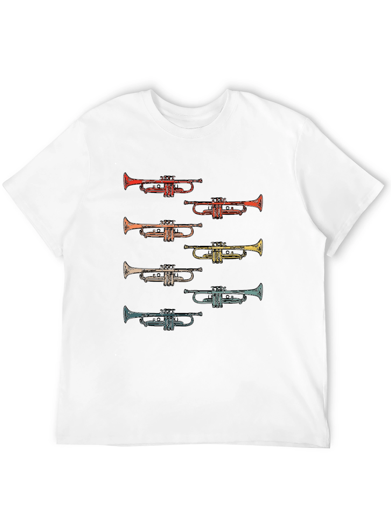 Trumpet T-Shirt - Retro Musical Instrument Tee