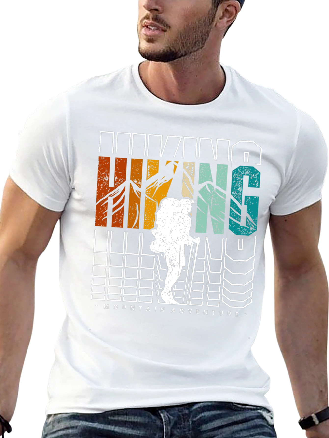 Hiking Mountain Adventure Graphic Tee