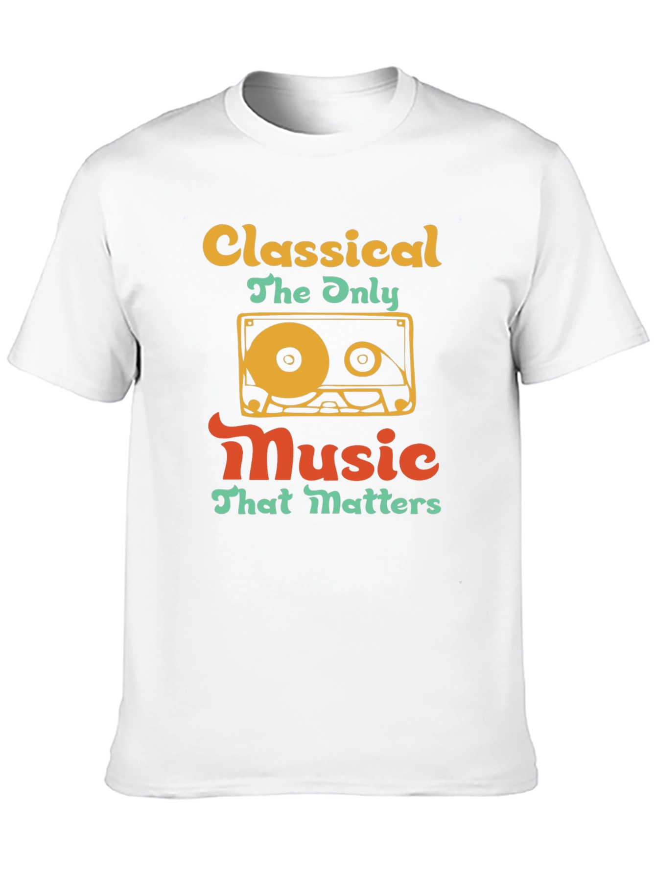 Classical Music T-Shirt - Retro Cassette Design