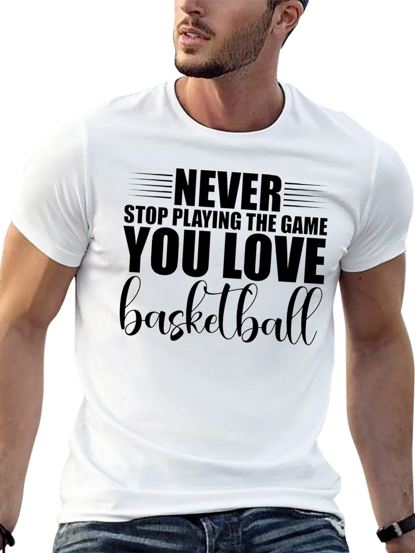 Basketball Lover Black T-Shirt