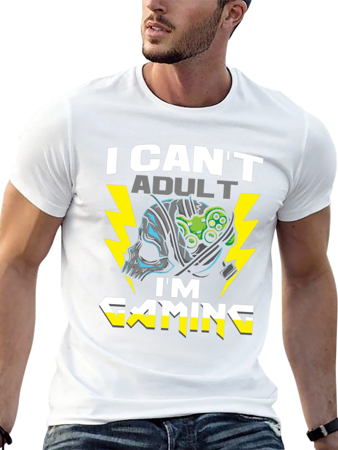 I Cant Adult Im Gaming T-Shirt