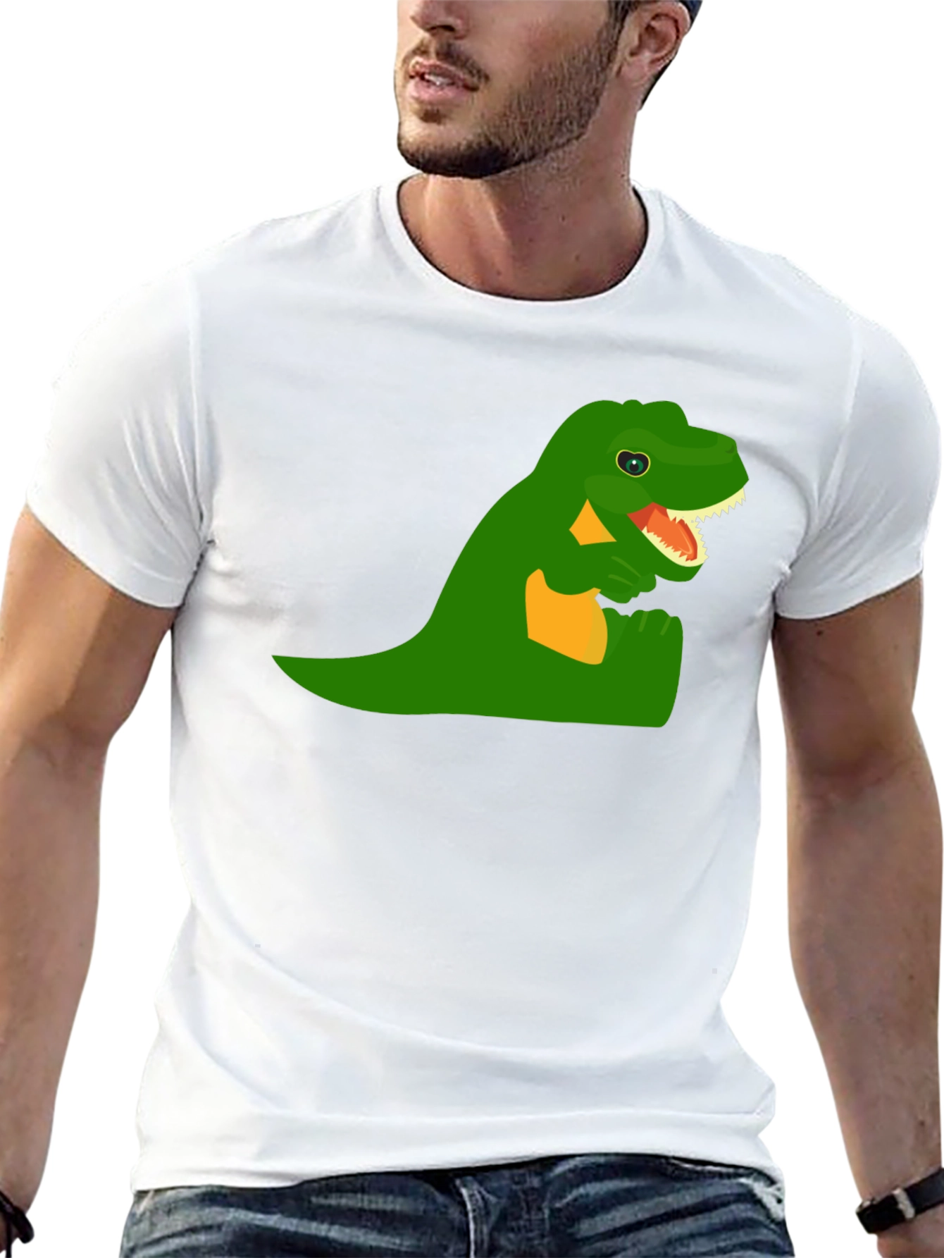 Dino Graphic Tee - Soft Cotton Blend