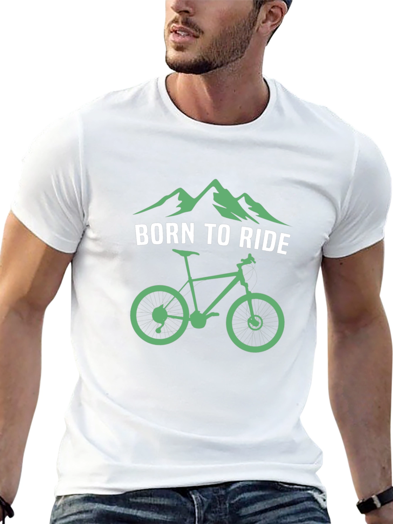 Born to Ride Mountain Bike T-Shirt
