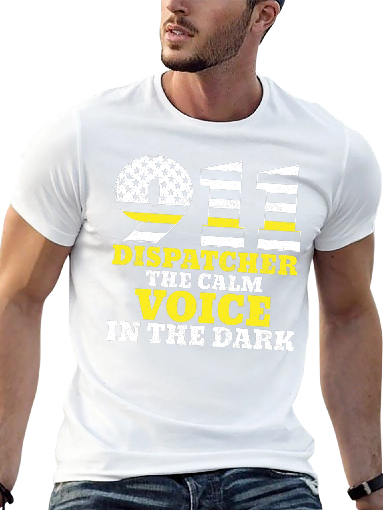 911 Dispatcher T-Shirt - Calm Voice in the Dark
