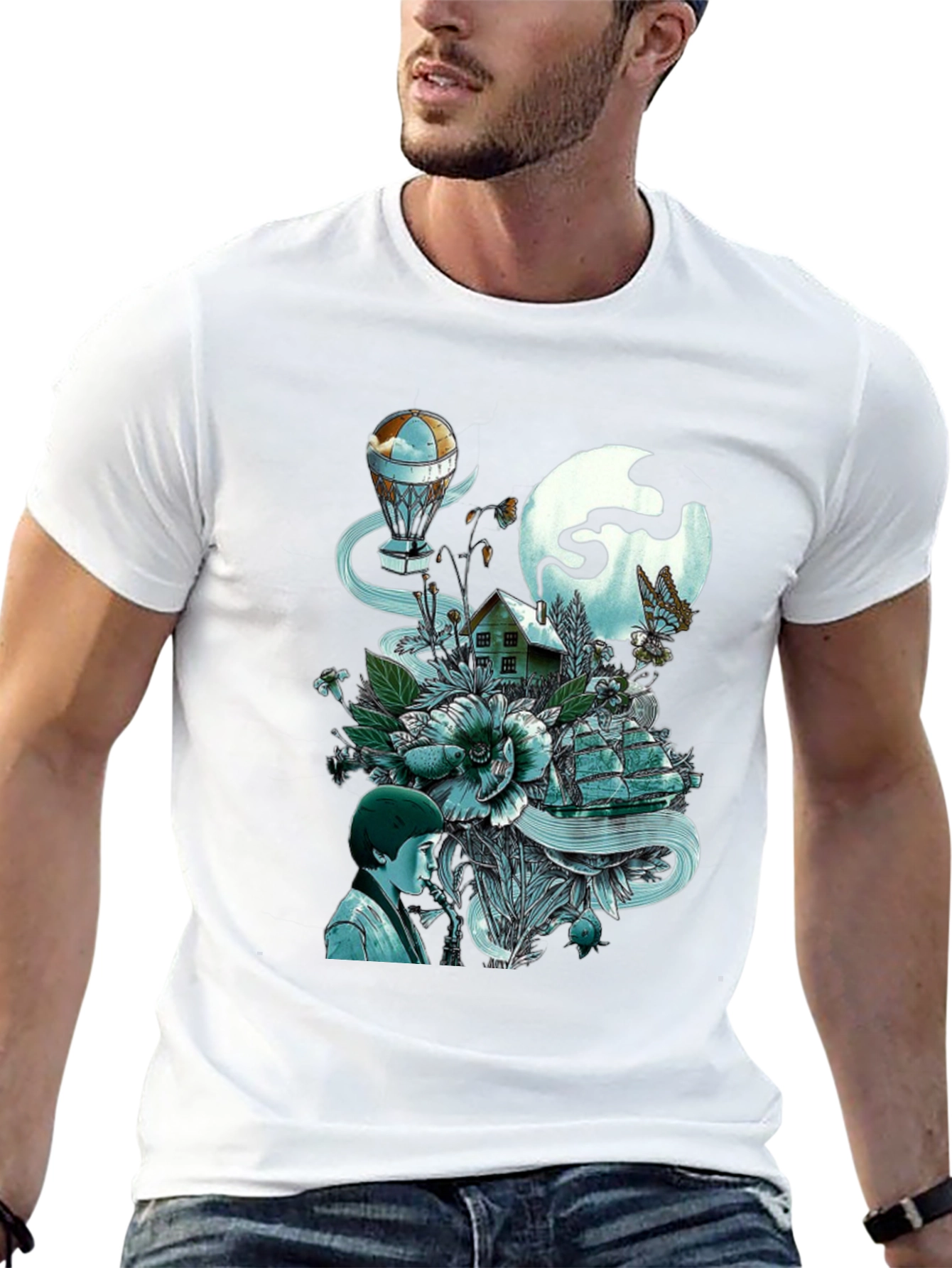 Dreamscape Graphic Tee - Unique Design