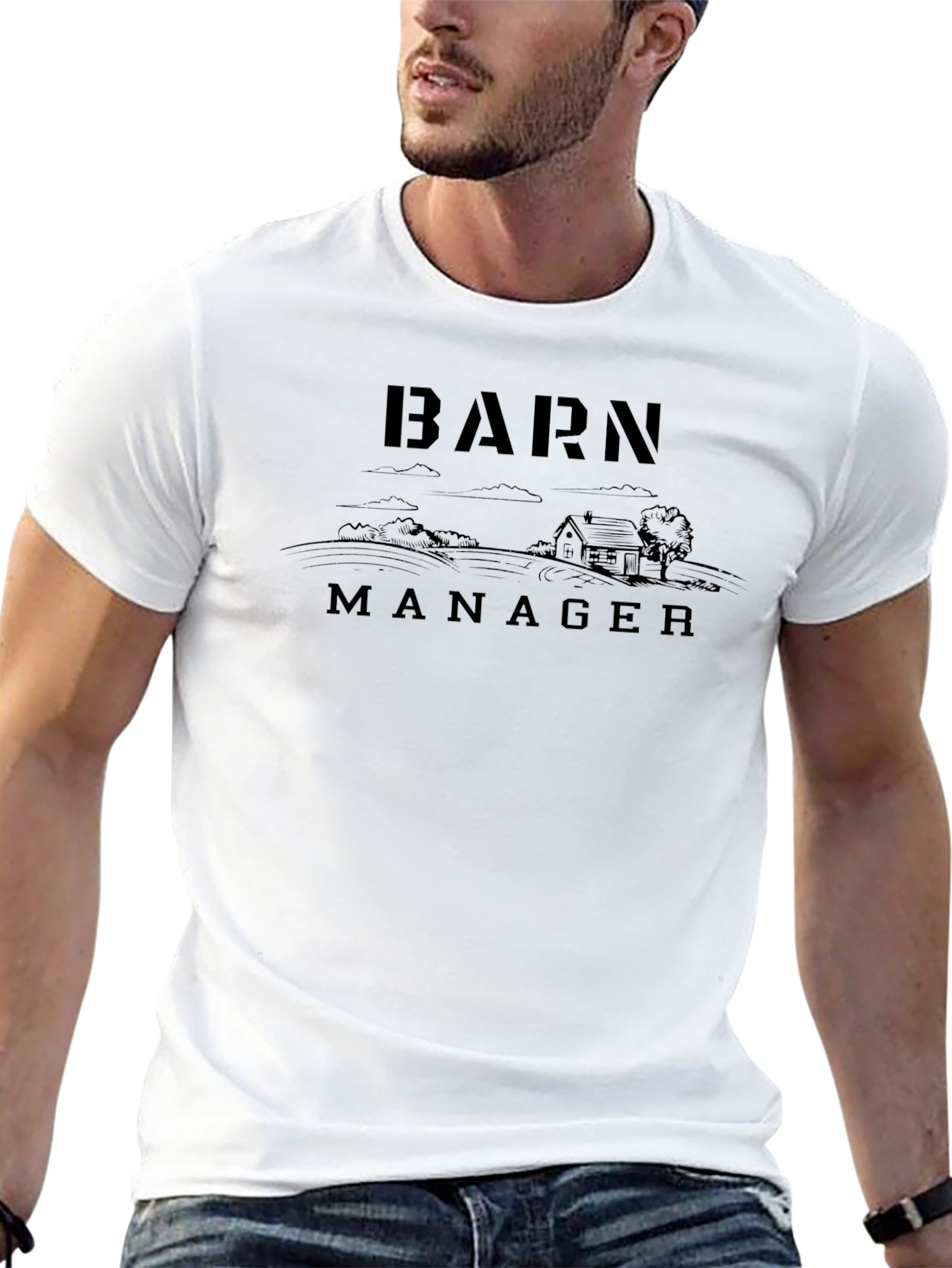Barn Manager T-Shirt Farm Life Tee