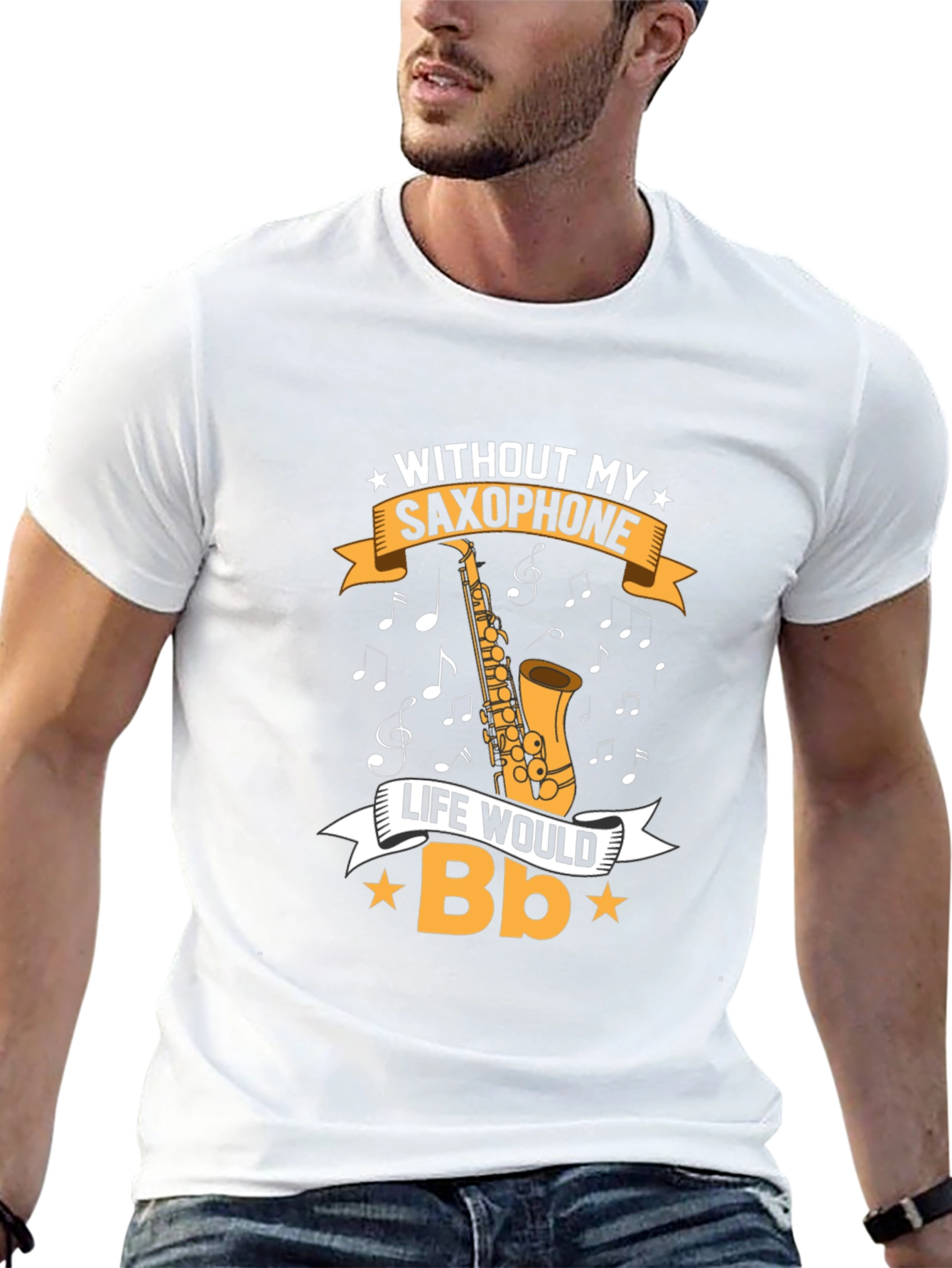 Saxophone Music Lover Graphic Tee