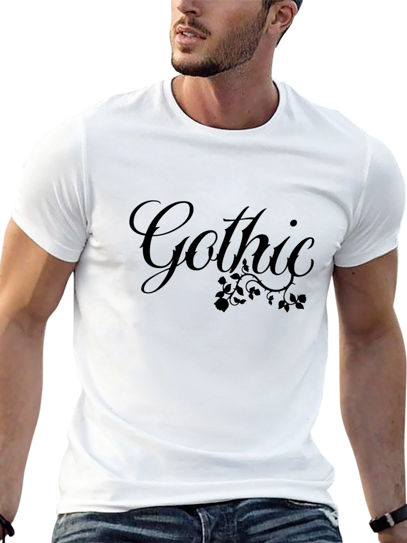 Gothic Vine Black T-Shirt