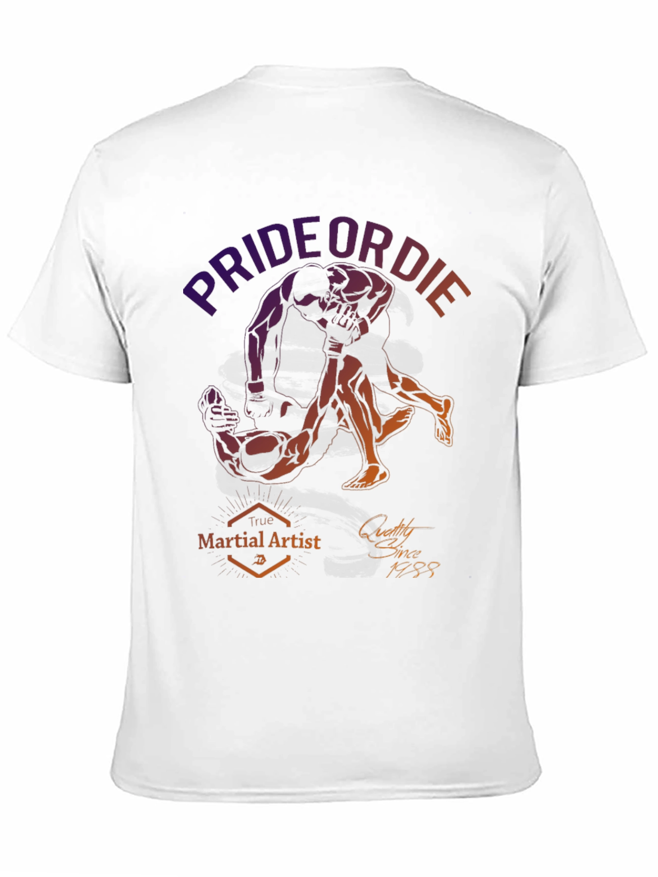 Pride or Die Martial Artist Graphic T-Shirt