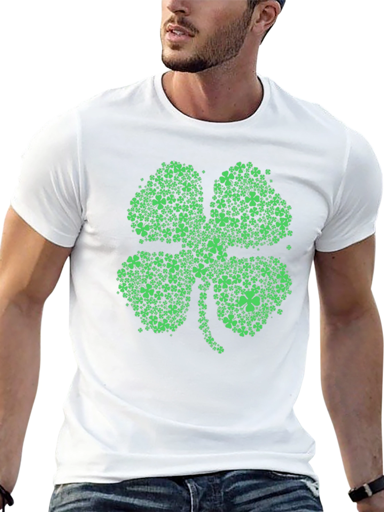 Shamrock T-Shirt - St. Patricks Day Green Clover