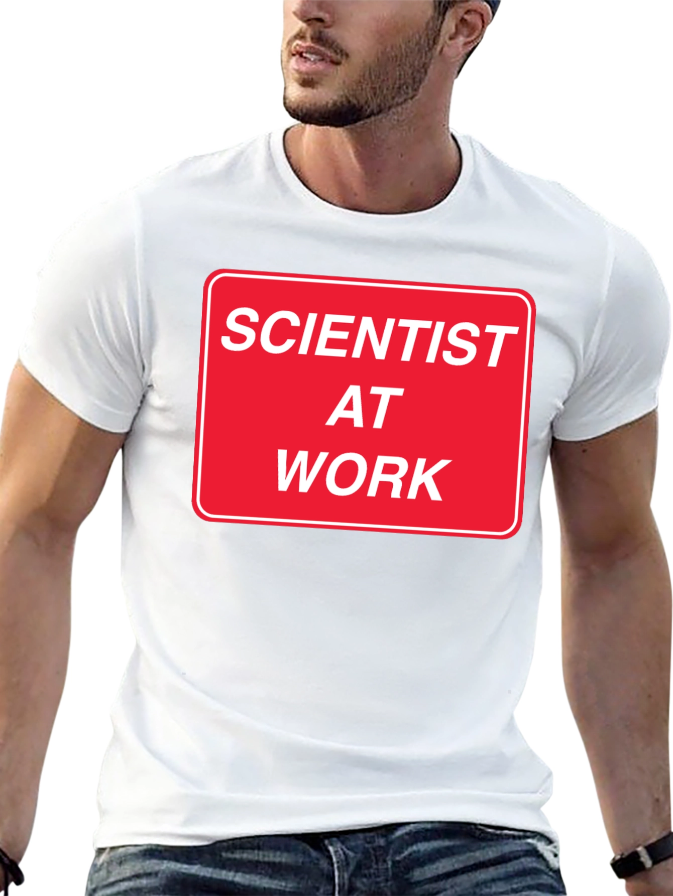 Scientist at Work Novelty T-Shirt