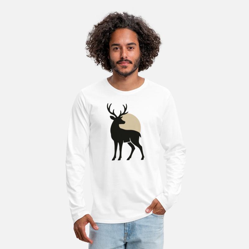 Moonlit Stag – Silent Elegance in the Wild