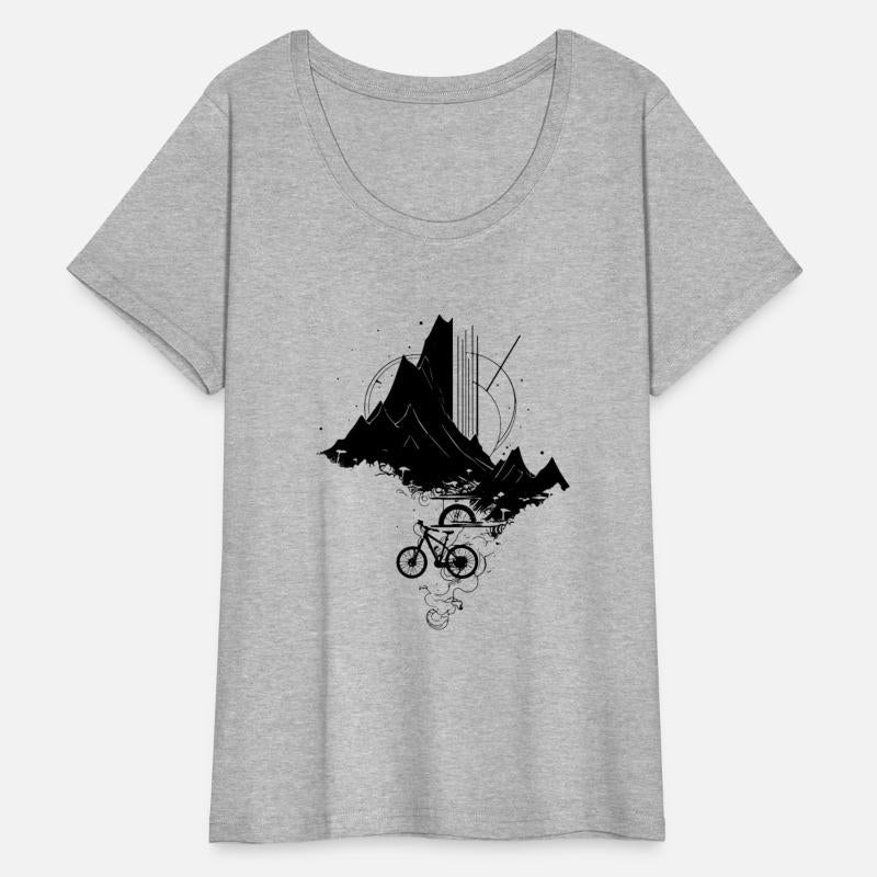 Mountain Bike Cyclist Sketch