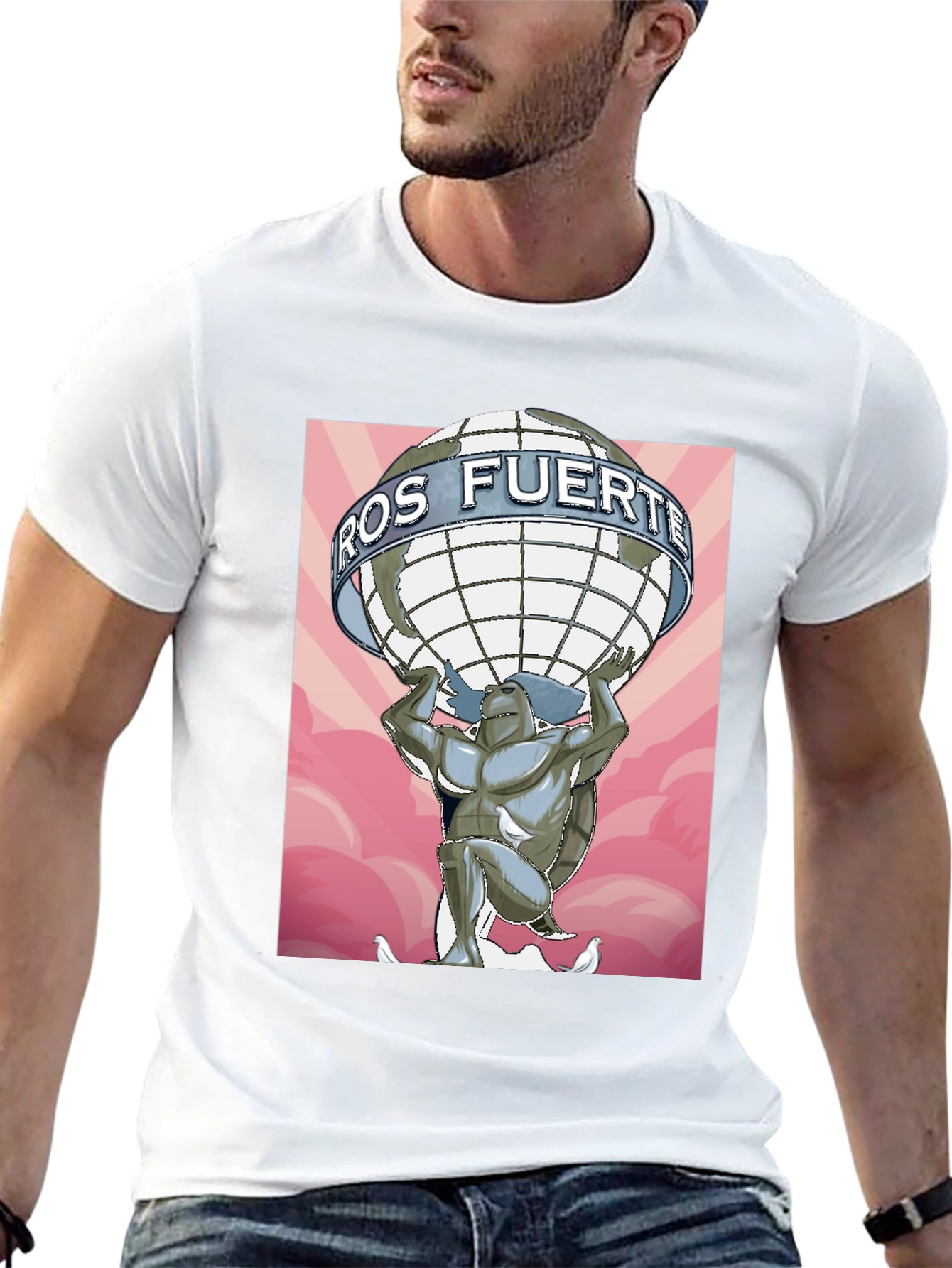 Atlas Globe Graphic T-Shirt - Strong & Stylish