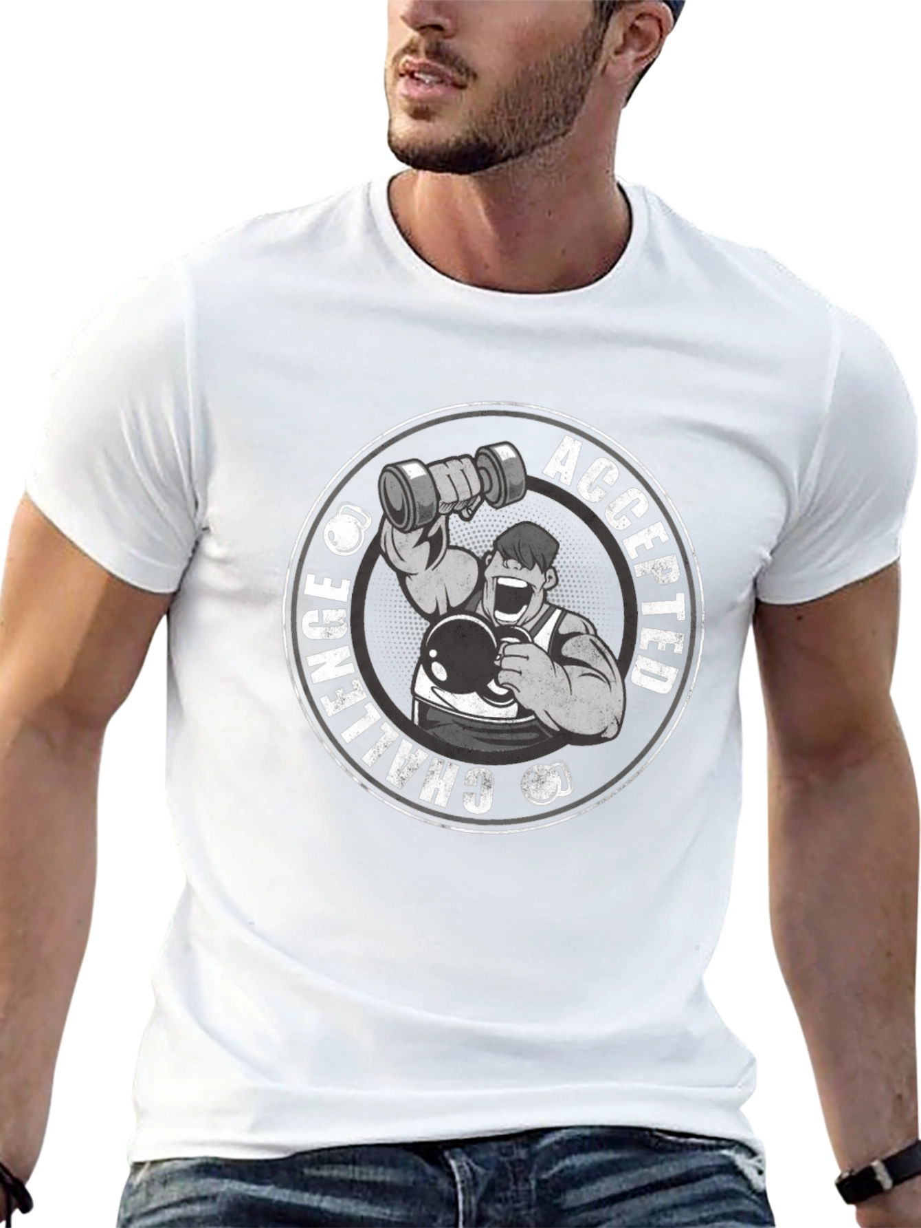 Challenge Accepted Black T-Shirt