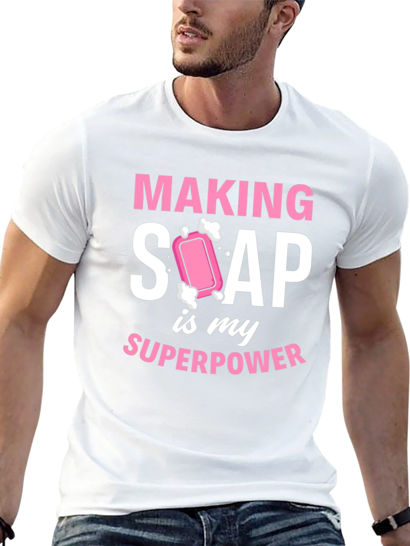 Making Soap Is My Superpower Funny T-Shirt