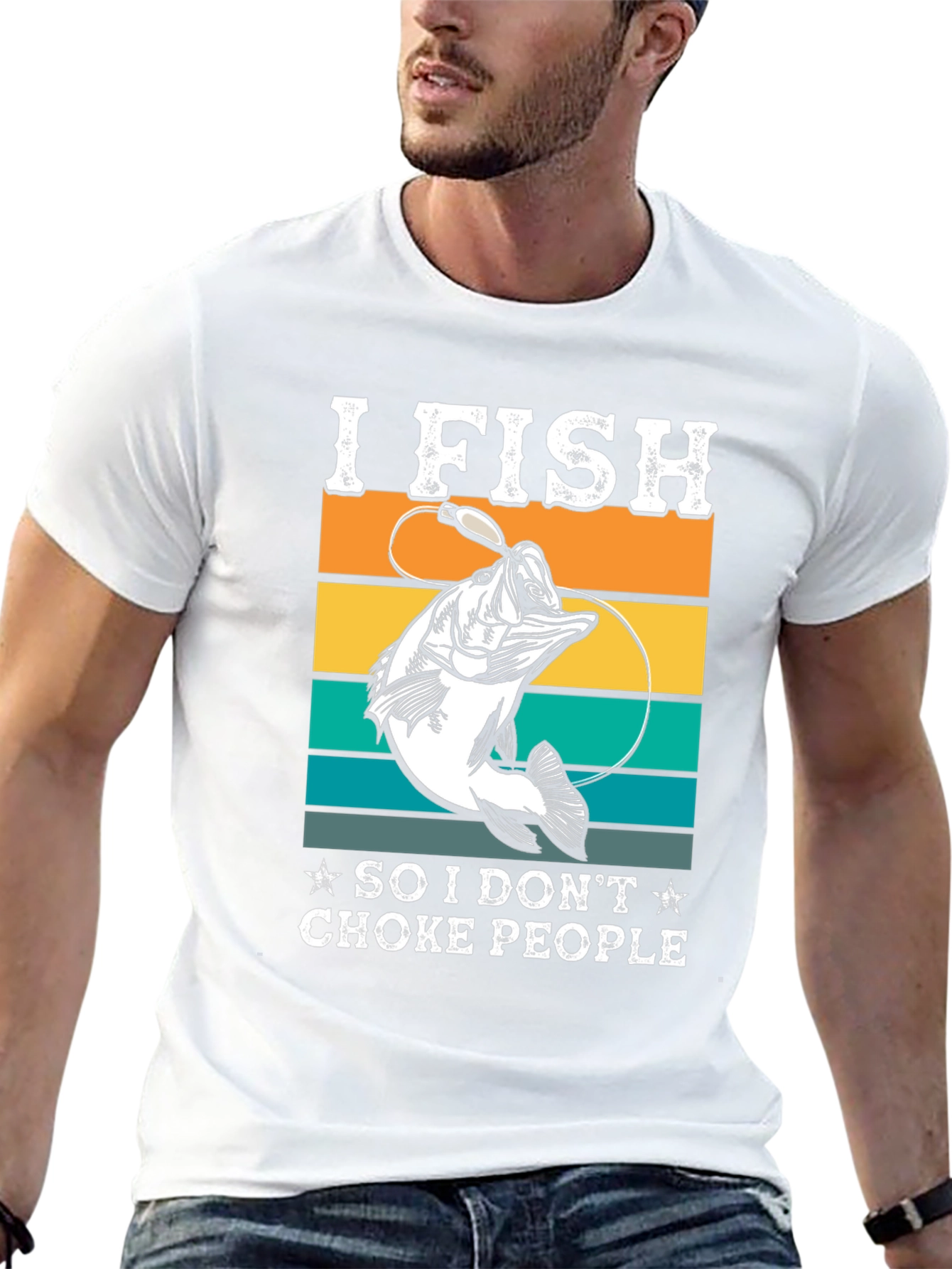 I Fish Funny Graphic T-Shirt