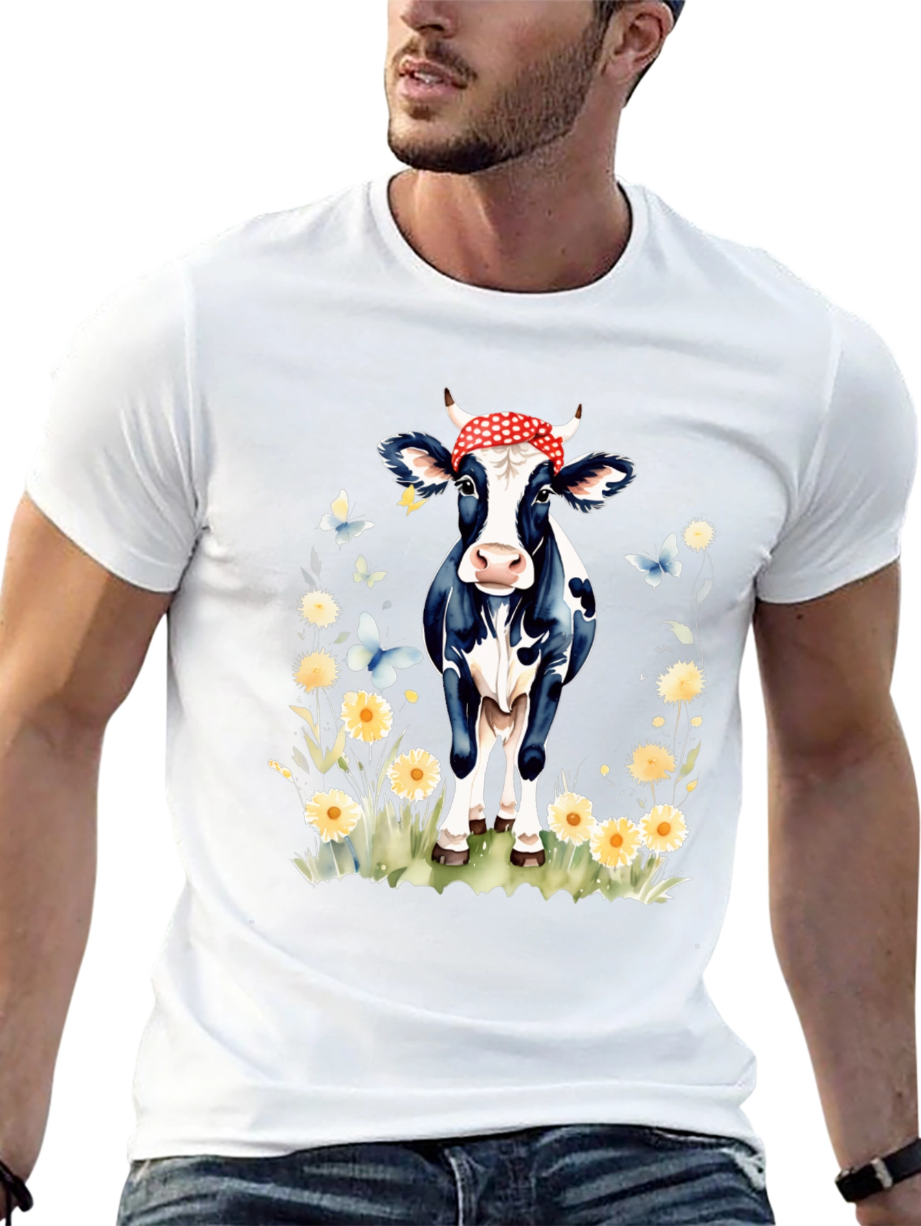 Cow Bandana Tee