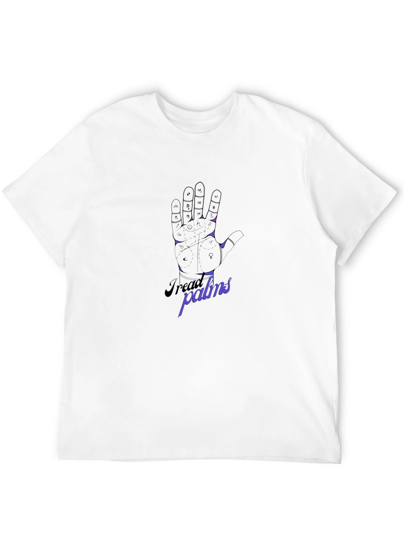 I Read Palms Graphic Tee - Unisex Black T-Shirt