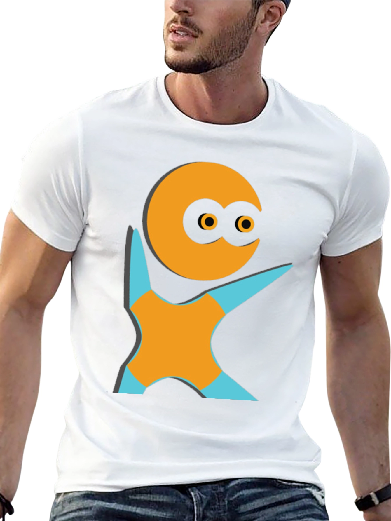 Unique Graphic Tee - Funky Character Design