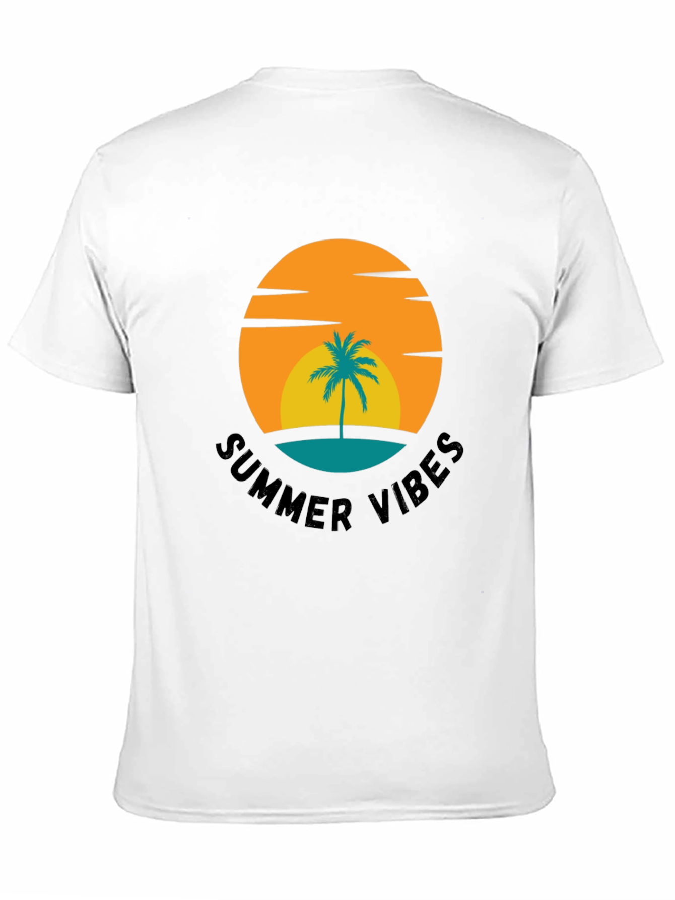 Summer Vibes Palm Tree Graphic Tee