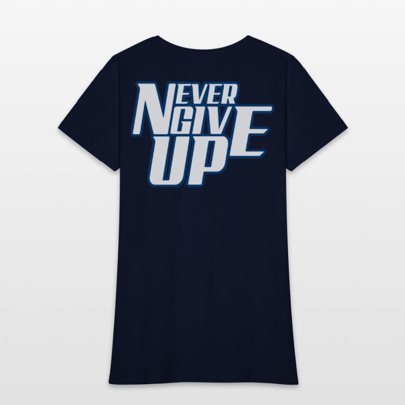 Never Give Up_Gombino Fitness Black Border