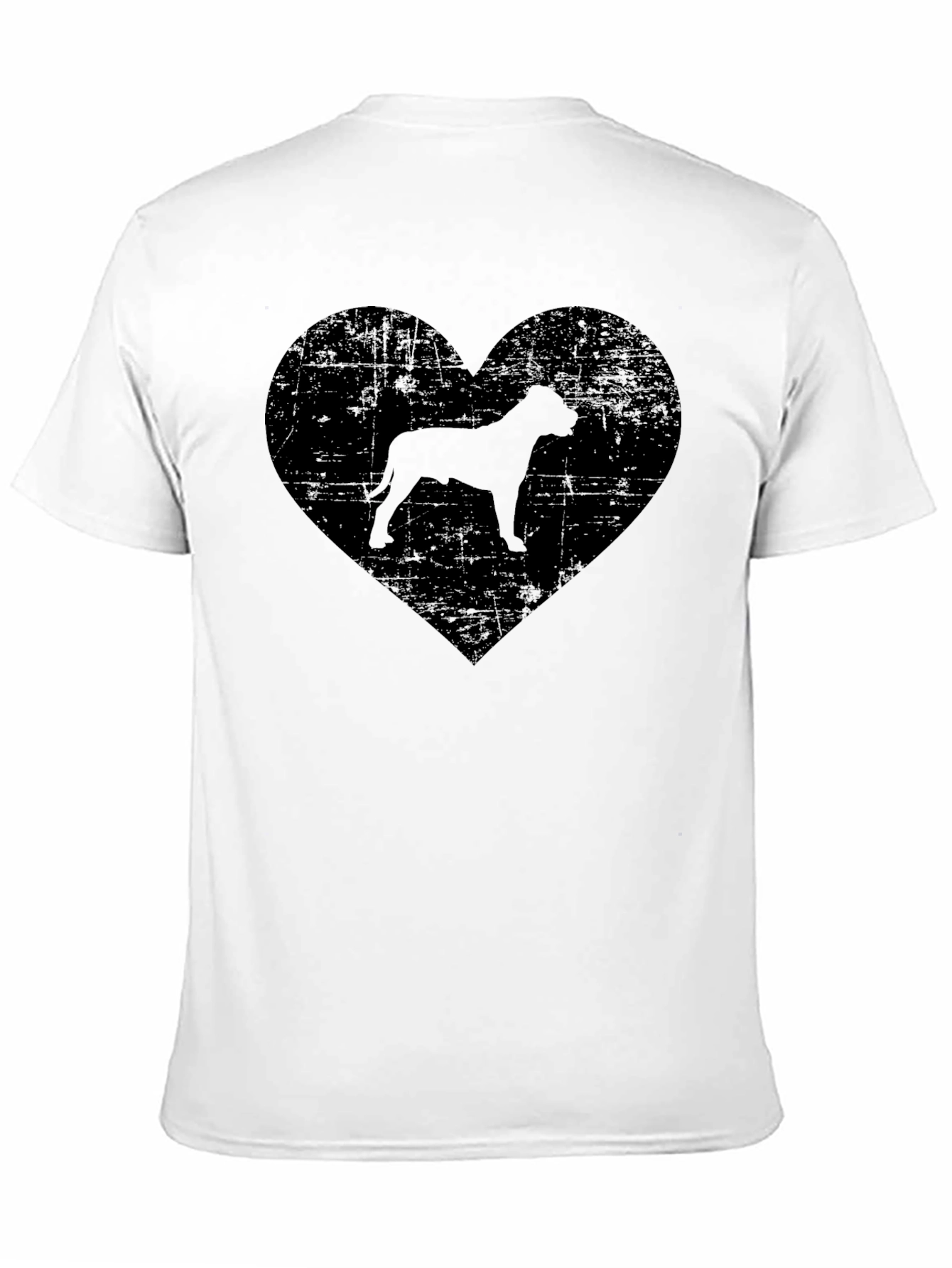 Dog Breed Heart Graphic T-Shirt - Black