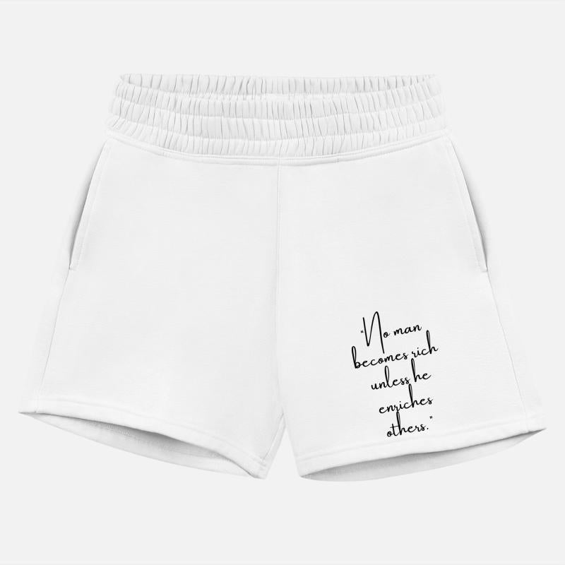 No man becomes rich unless he enriches others