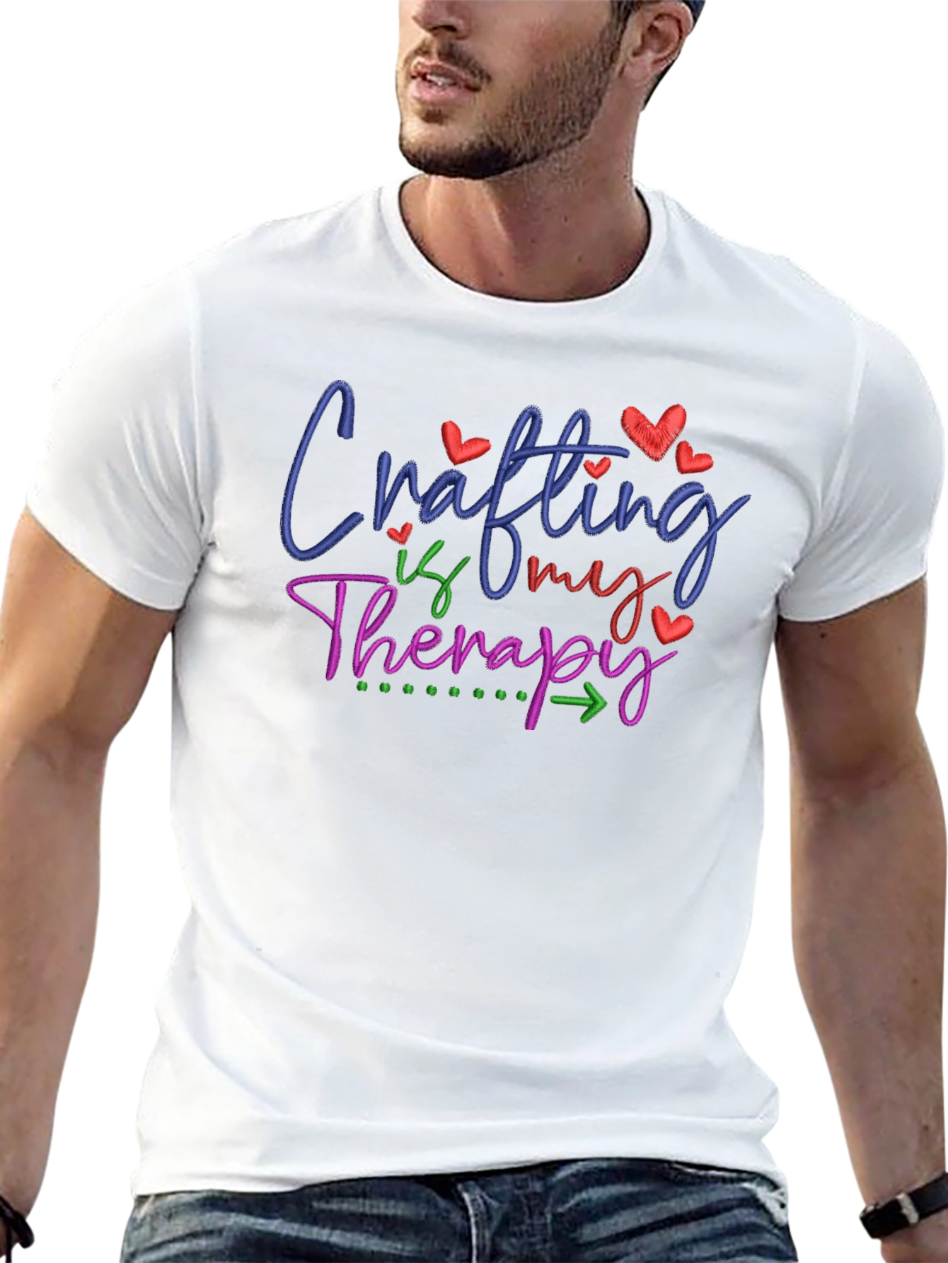 Crafting Is My Therapy T-Shirt