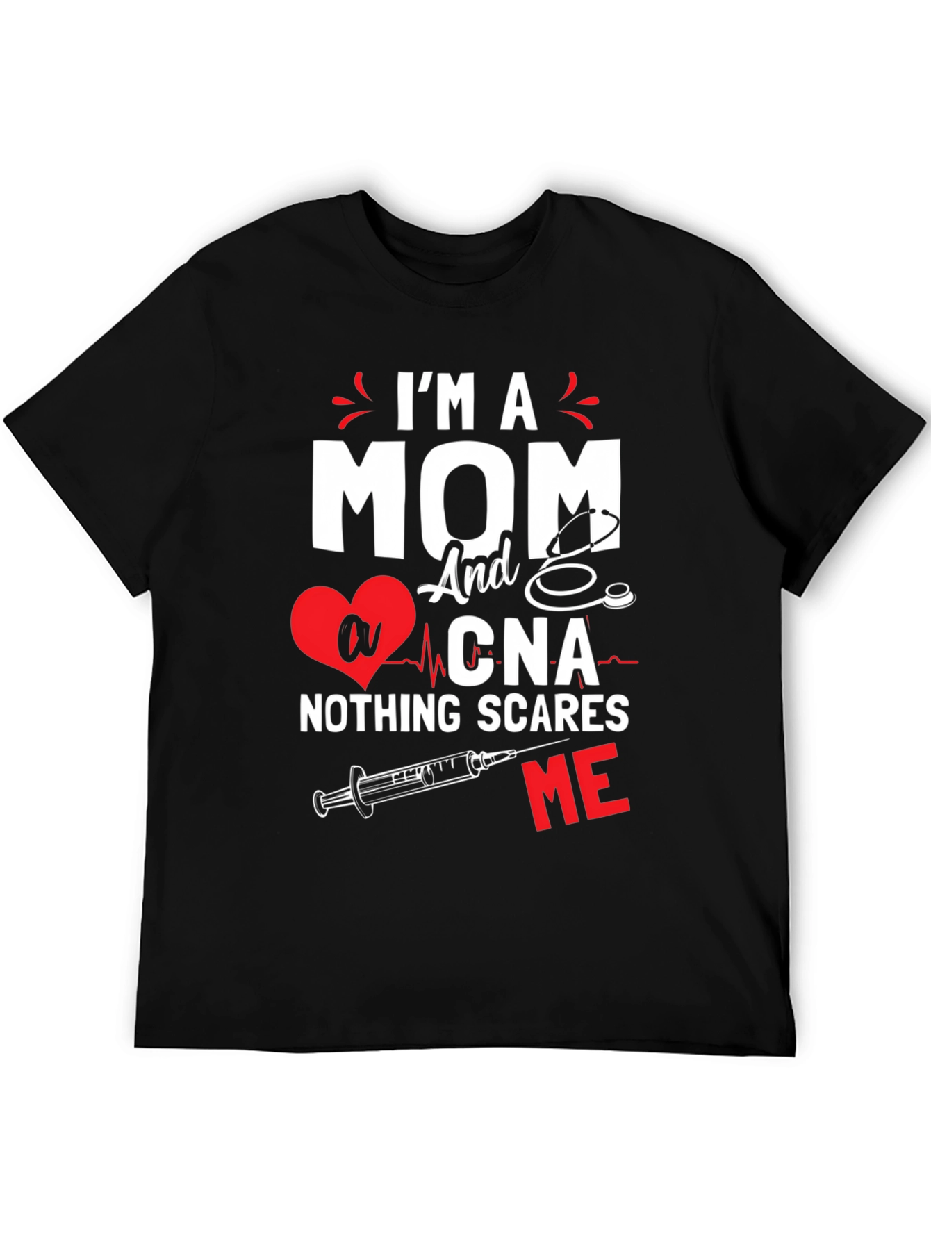 Mom and CNA Graphic T-Shirt