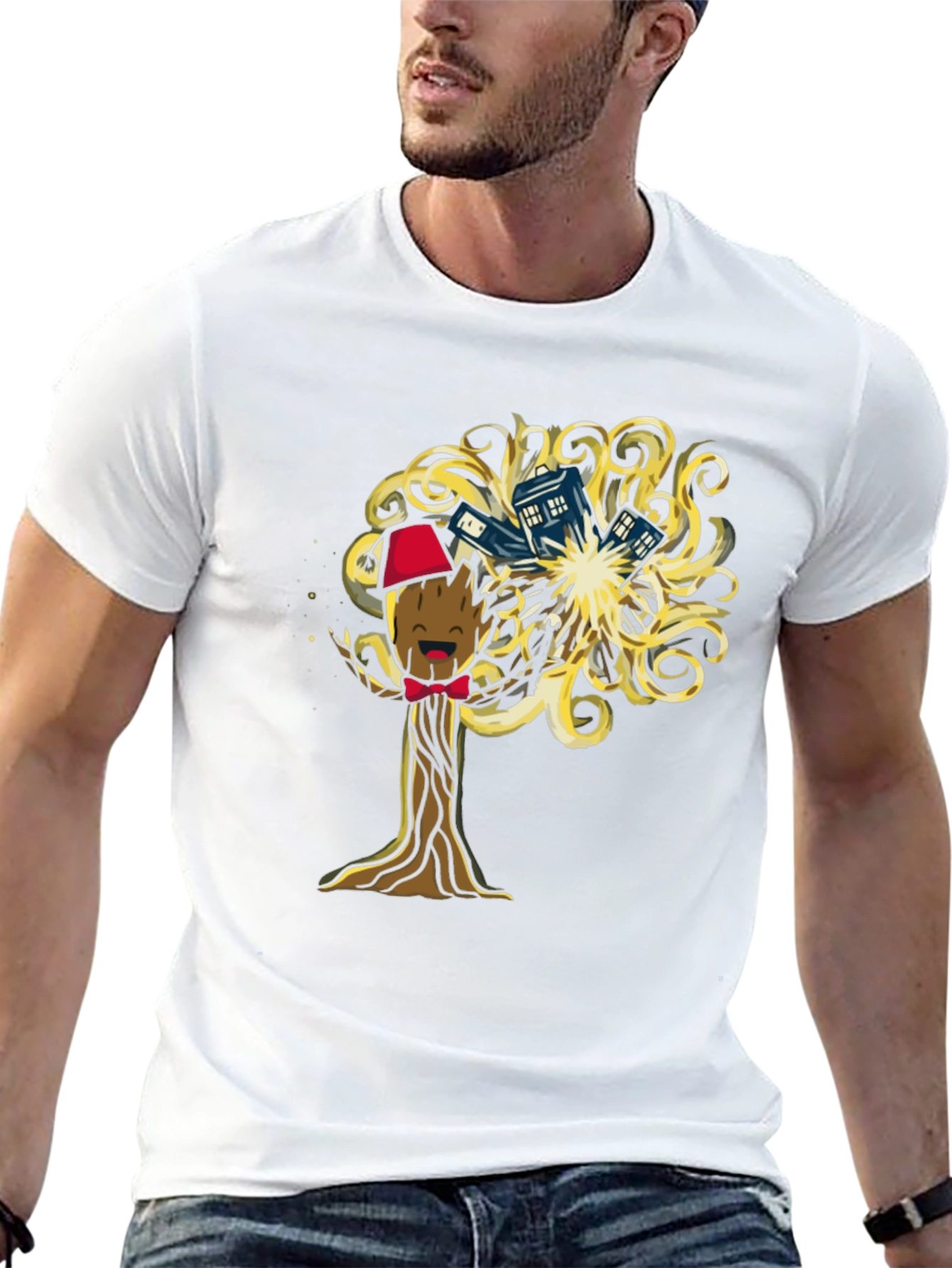 Dr Who Groot Mashup T-Shirt