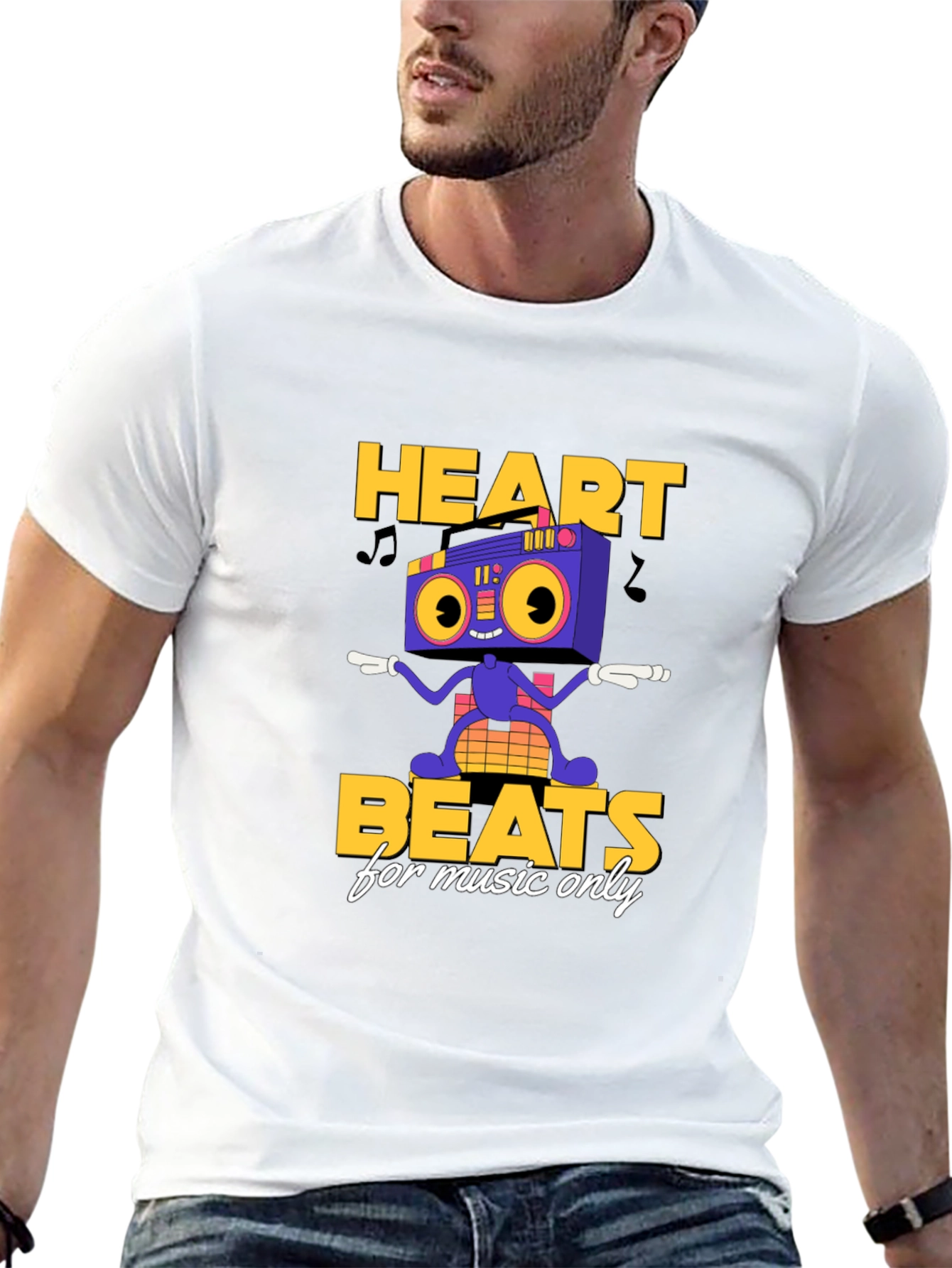 Heart Beats Music T-Shirt