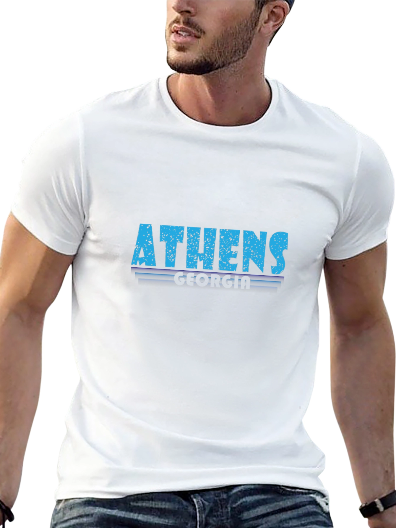 Athens Georgia Black T-Shirt