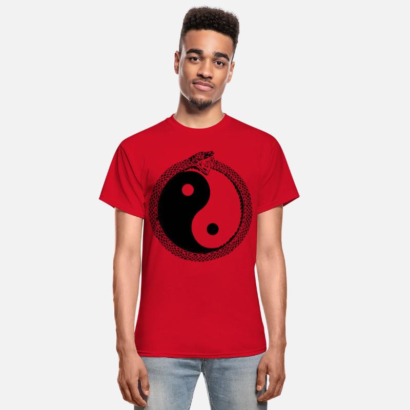 Ouroboros Yin Yang Balance Symbolic Design