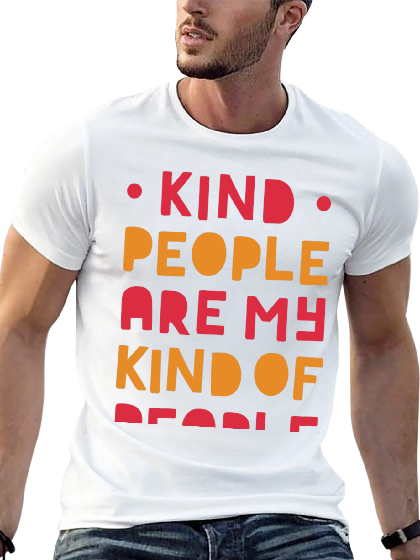 Kind People Graphic Tee - Positive Message T-Shirt