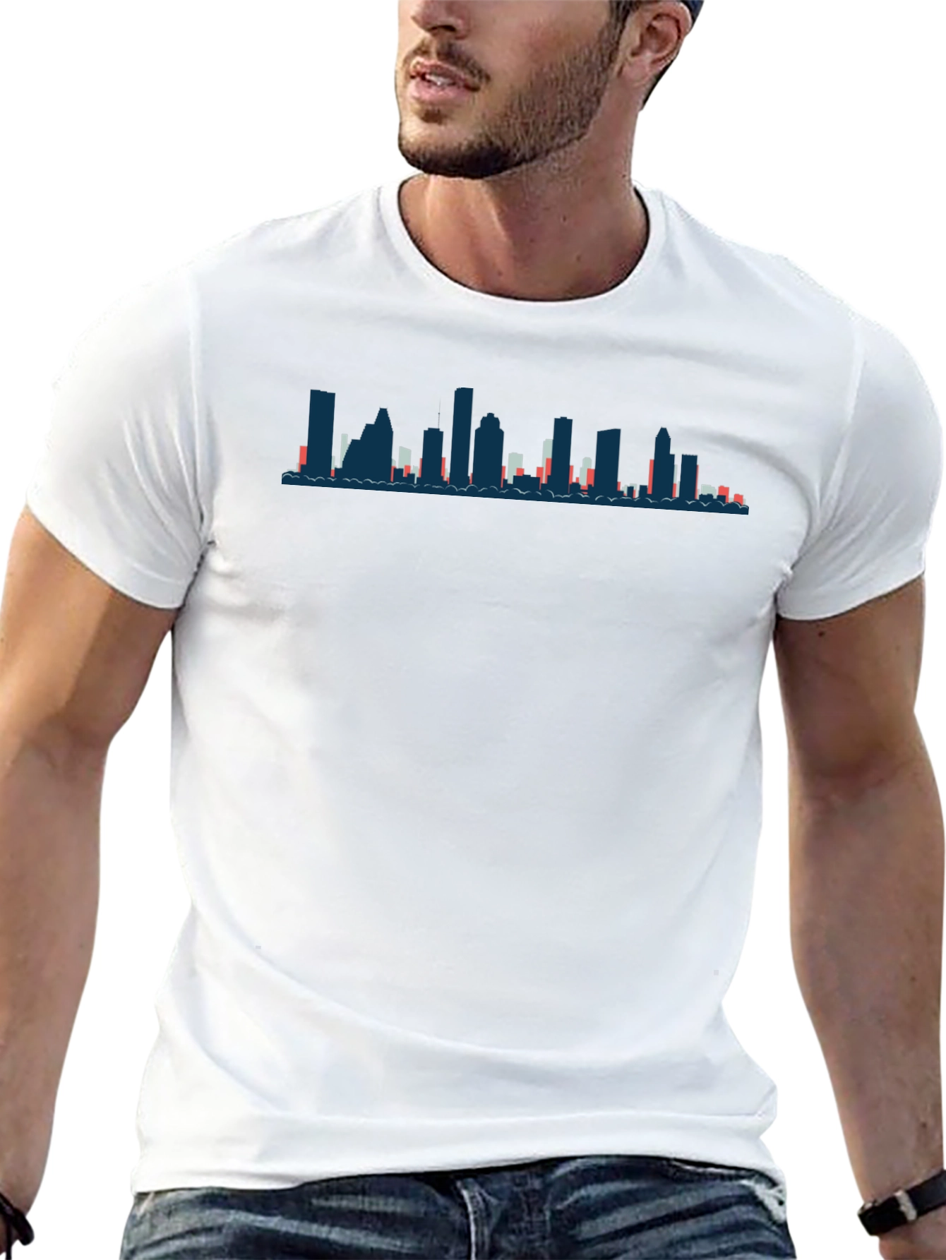 Cityscape Graphic Tee - Stylish Urban Design