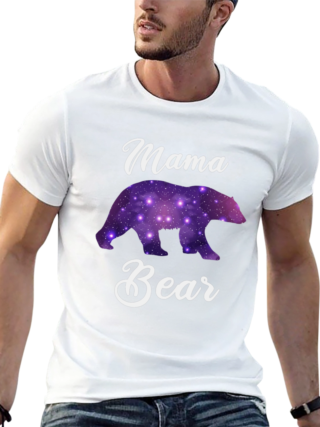 Mama Bear Graphic T-Shirt - Cute Family Tee