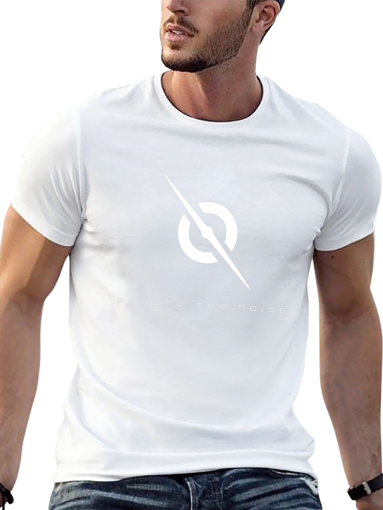 Beyond The Noise Black Graphic Tee