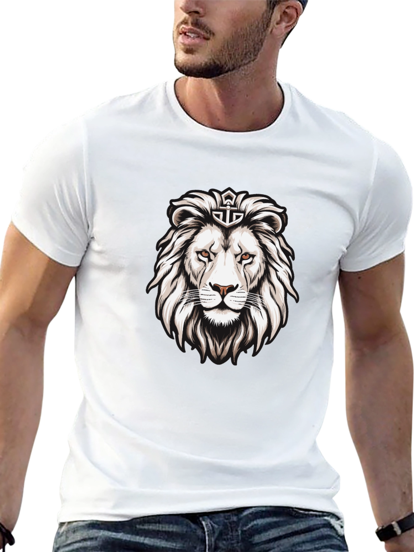 Lion King Graphic Black T-Shirt for Men