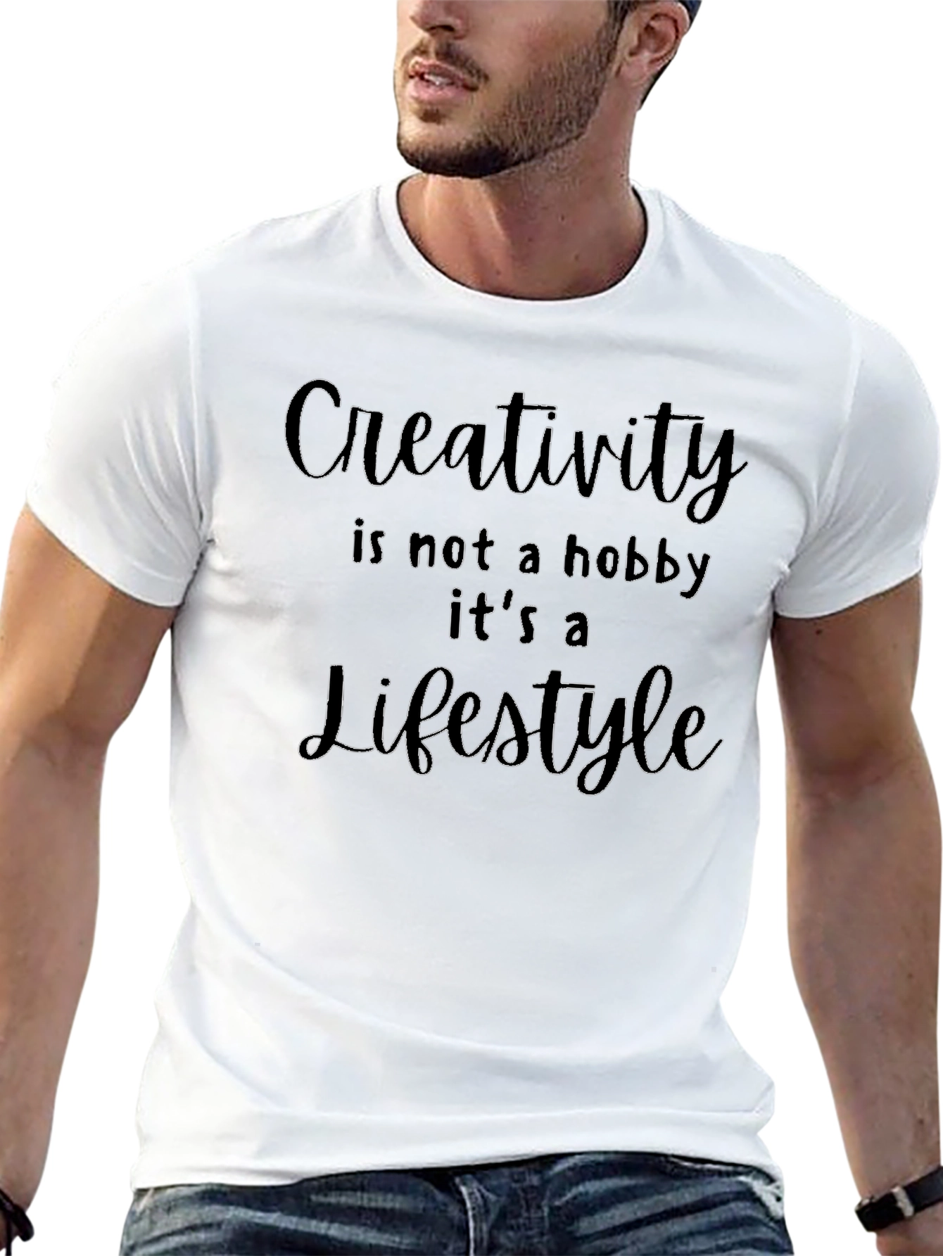 Creativity Lifestyle Graphic Tee - Soft Cotton Blend