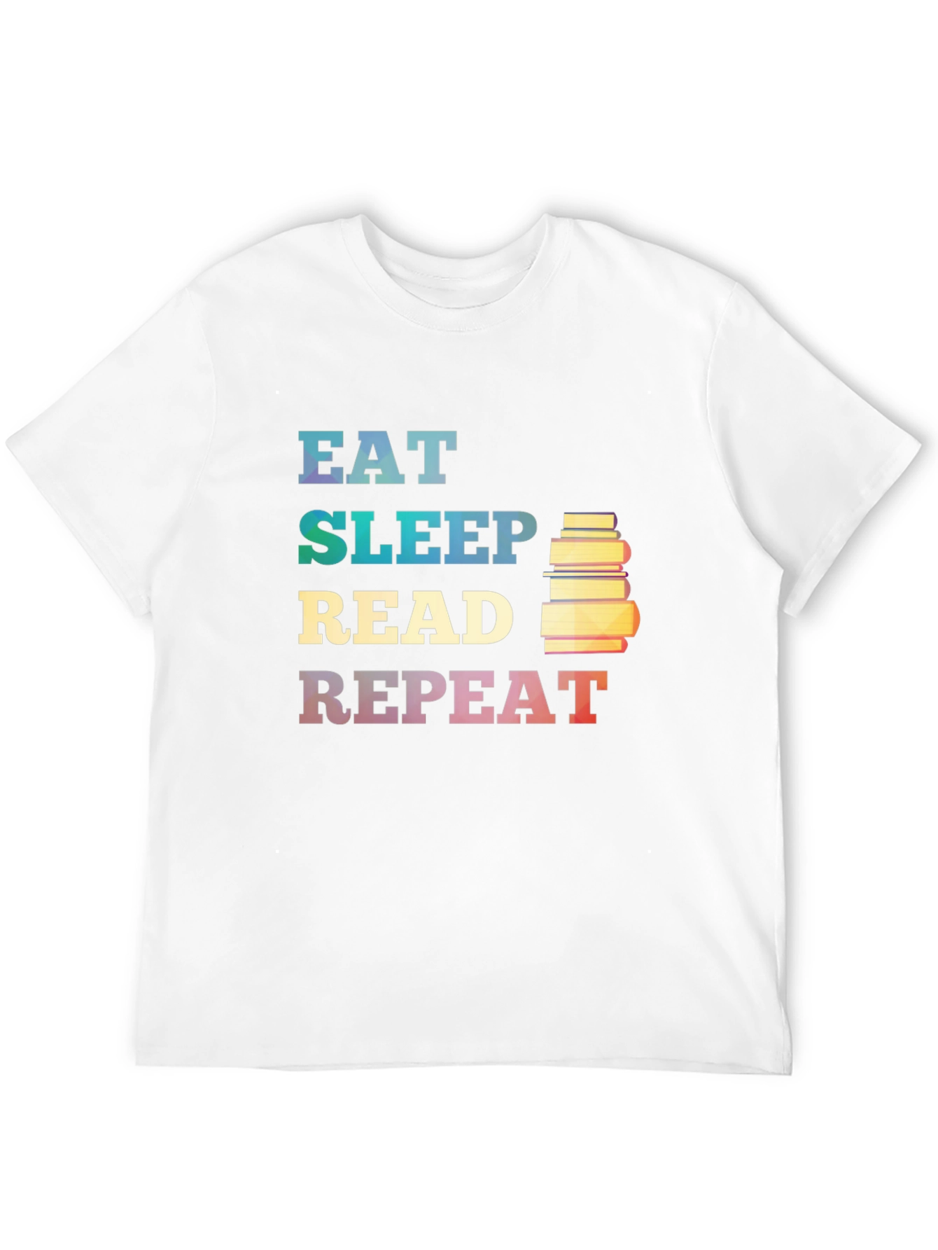 Eat Sleep Read Repeat T-Shirt for Book Lovers